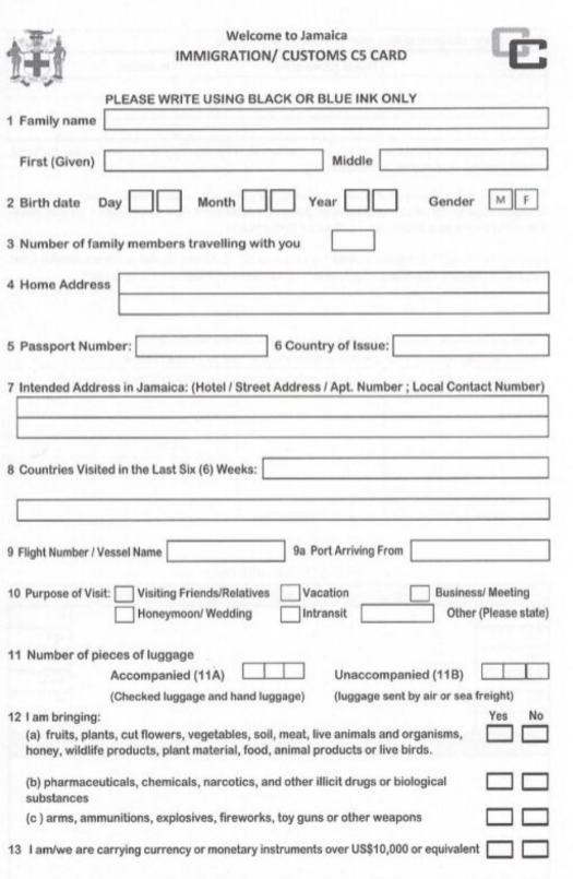 Jamaica Immigration Form Made Simple 👰🤵