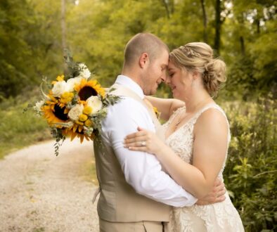 Rustic wedding barn near Ann Arbor Michigan surrounded by beautiful countryside landscapes