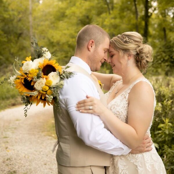 Rustic wedding barn near Ann Arbor Michigan surrounded by beautiful countryside landscapes