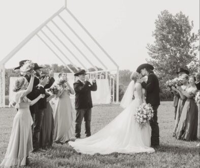 Bride and groom at Irish Hills Wedding Barn near Ann Arbor, Michigan