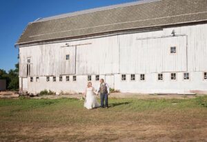 Historic 1848 Michigan wedding barn reception